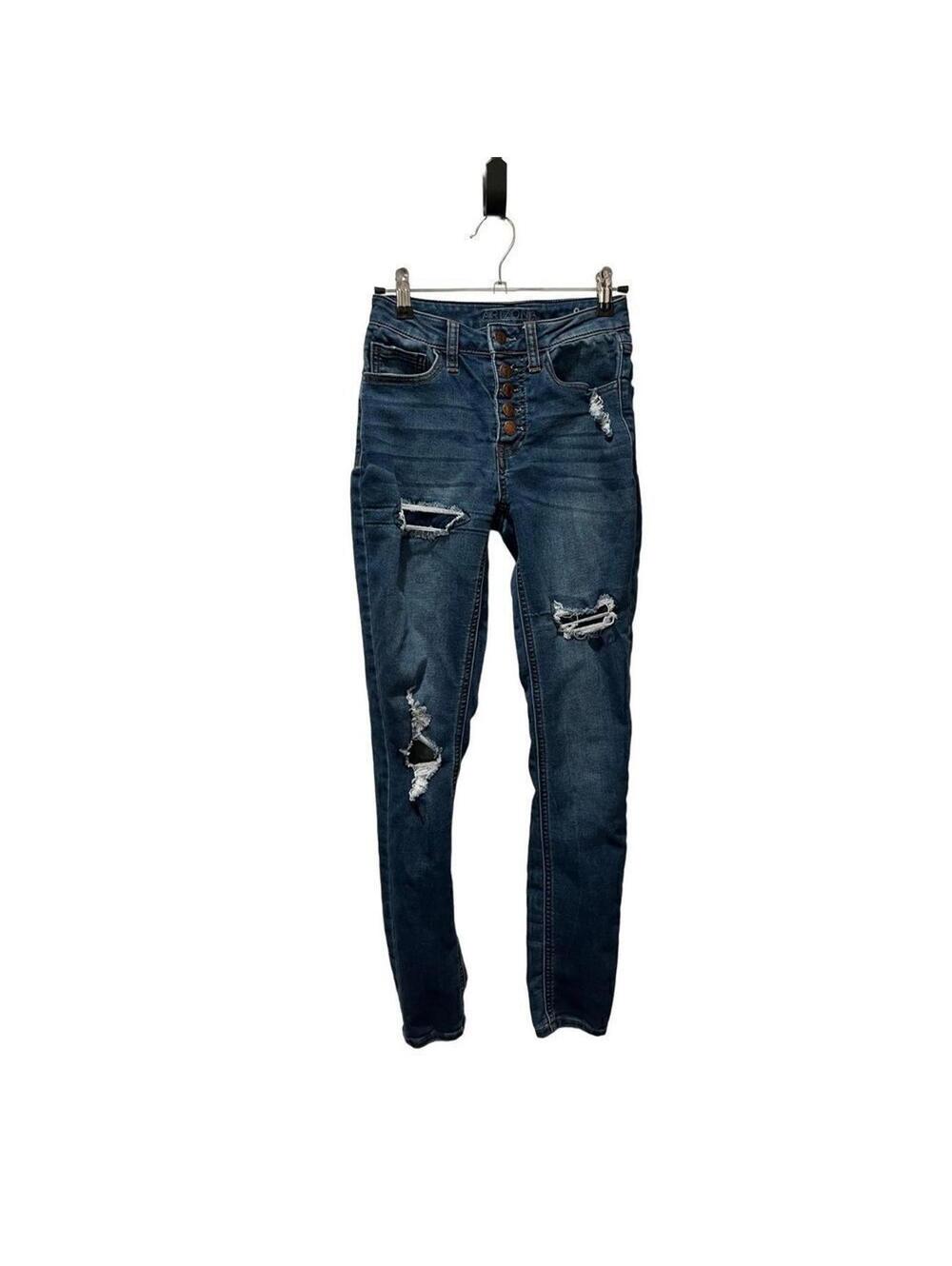 Arizona blue jeans, high rise skinny, women’s size 0